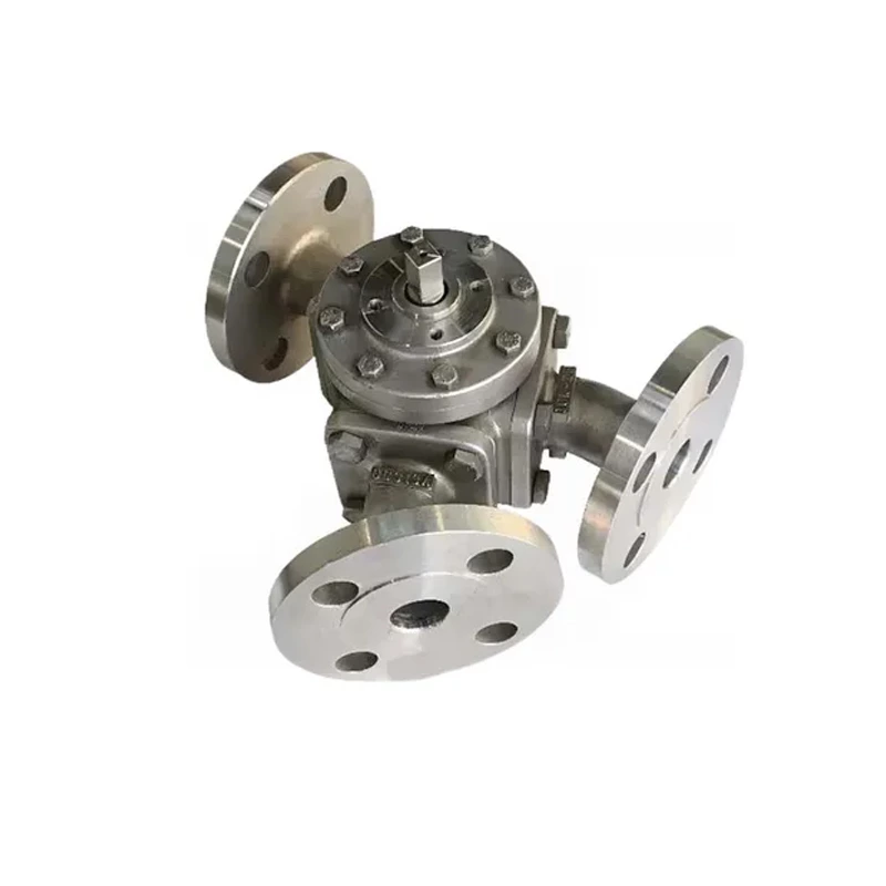 Metal Seated Y Port Three Way Ball Valve