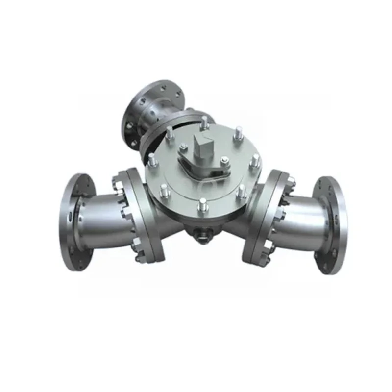 Metal Seated Y Port Three Way Ball Valve