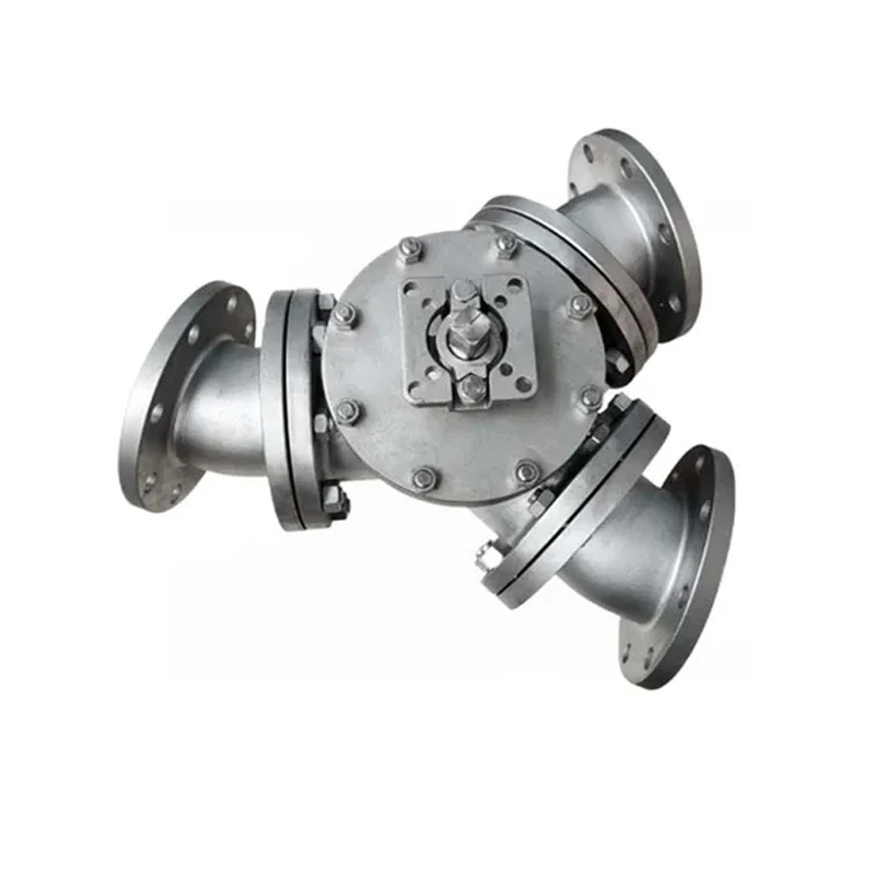 Metal Seated Y Port Three Way Ball Valve