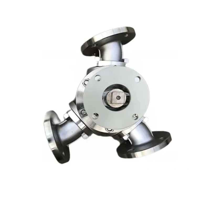 Metal Seated Y Port Three Way Ball Valve