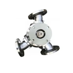 Metal Seated Y Port Three Way Ball Valve