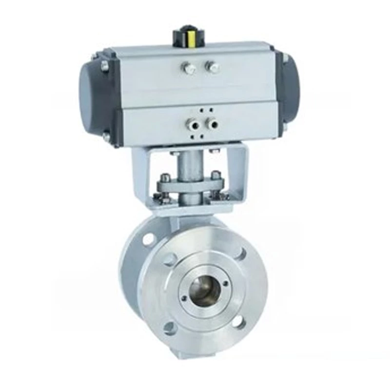 Pneumatic V Type Metal Seated Ball Valves