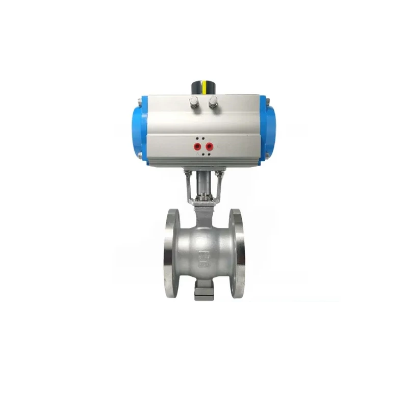 Pneumatic V Type Metal Seated Ball Valves