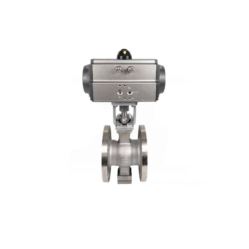 Pneumatic V Type Metal Seated Ball Valves