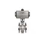 Pneumatic V Type Metal Seated Ball Valves
