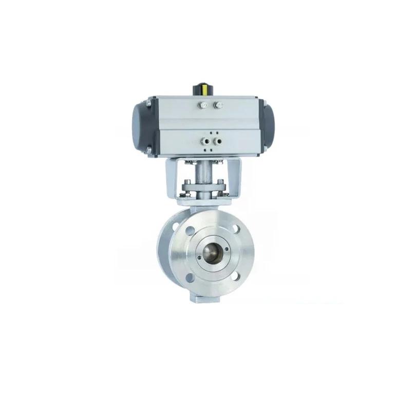Pneumatic V Type Metal Seated Ball Valves