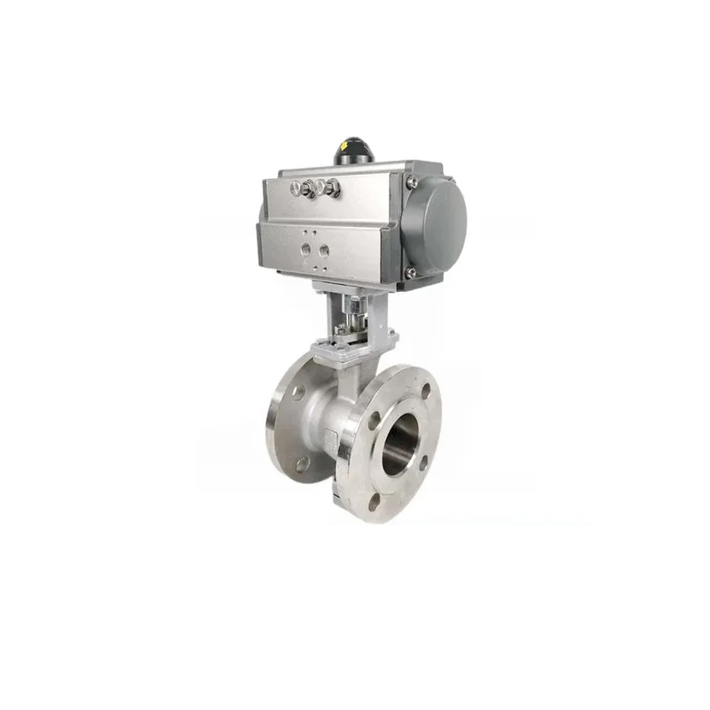 Pneumatic V Type Metal Seated Ball Valves